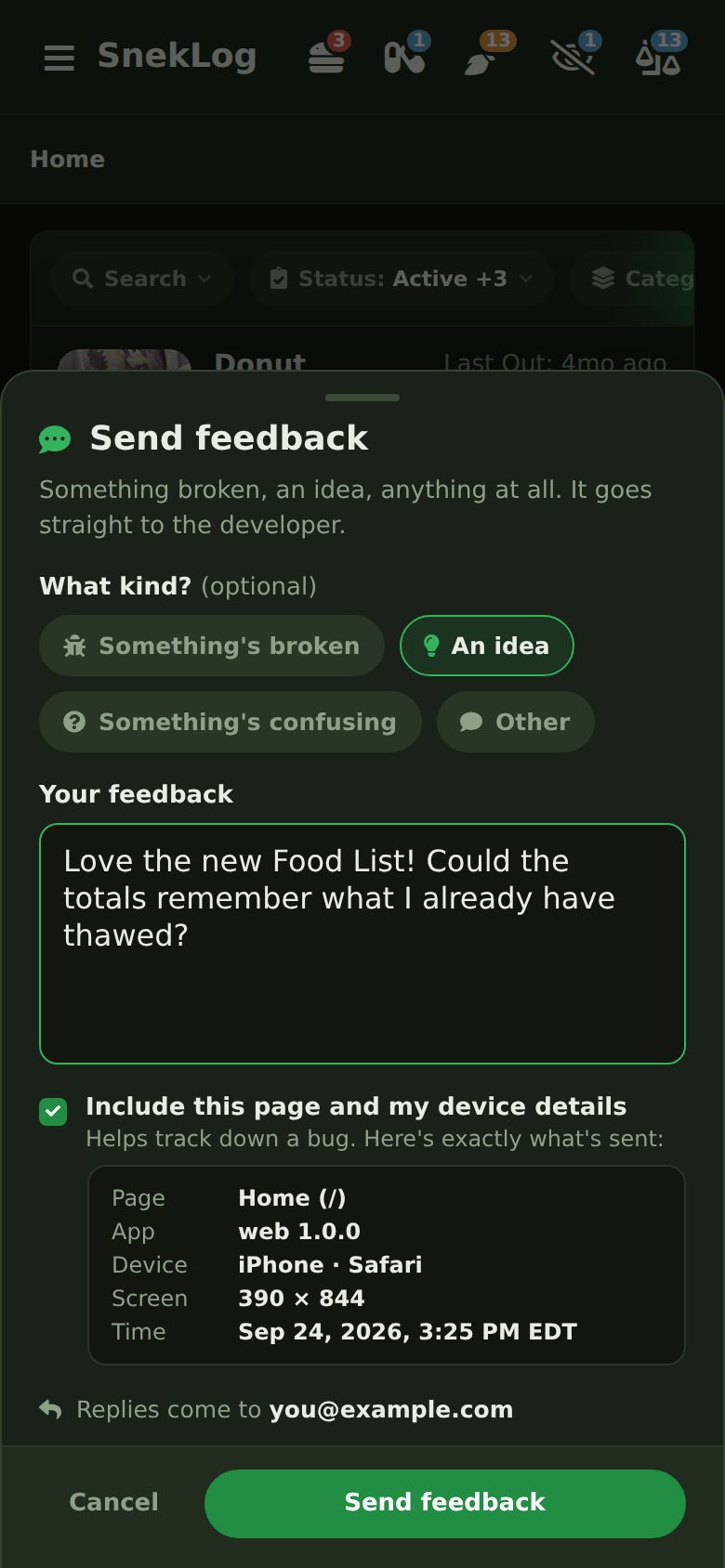 Feedback