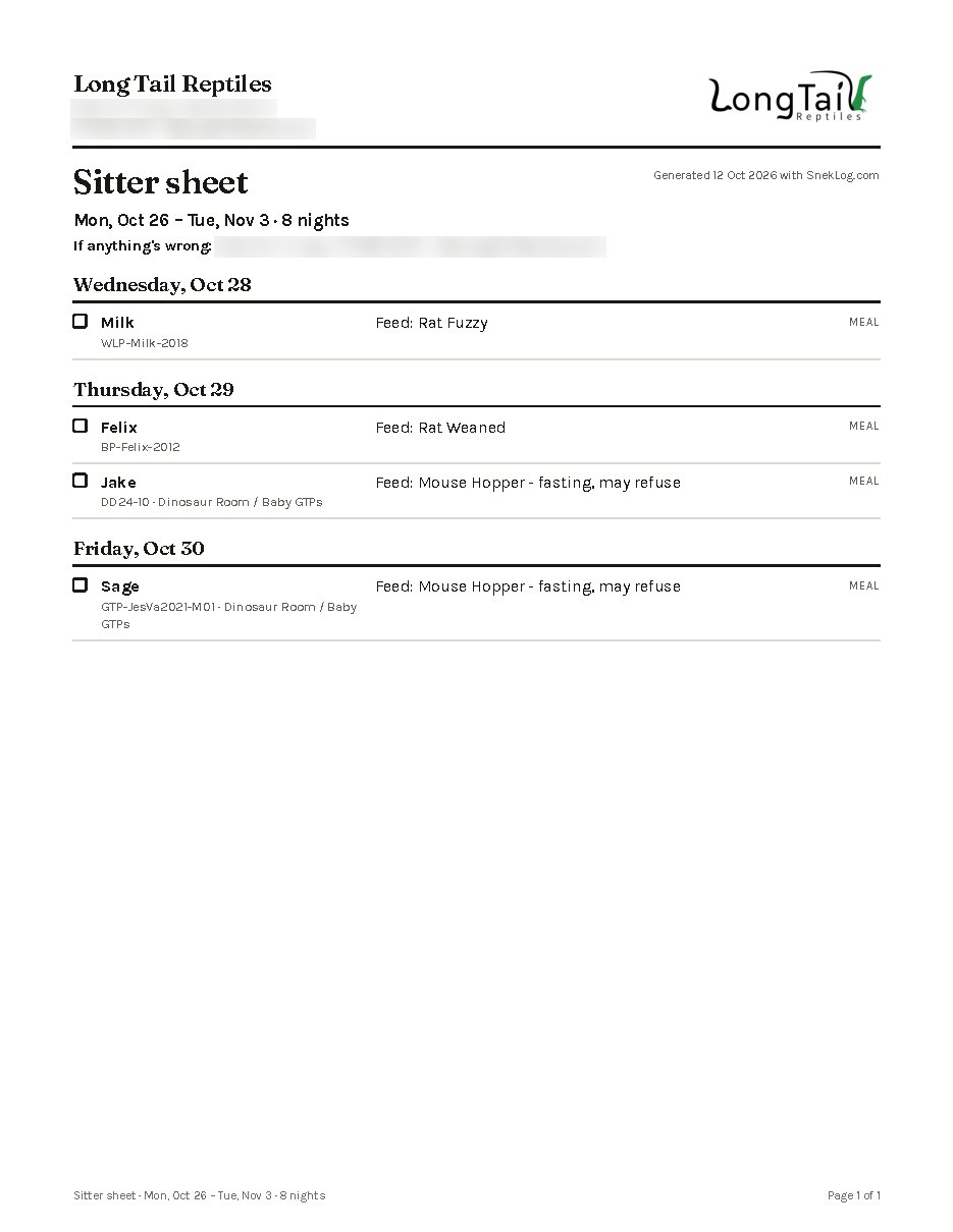 The sitter sheet