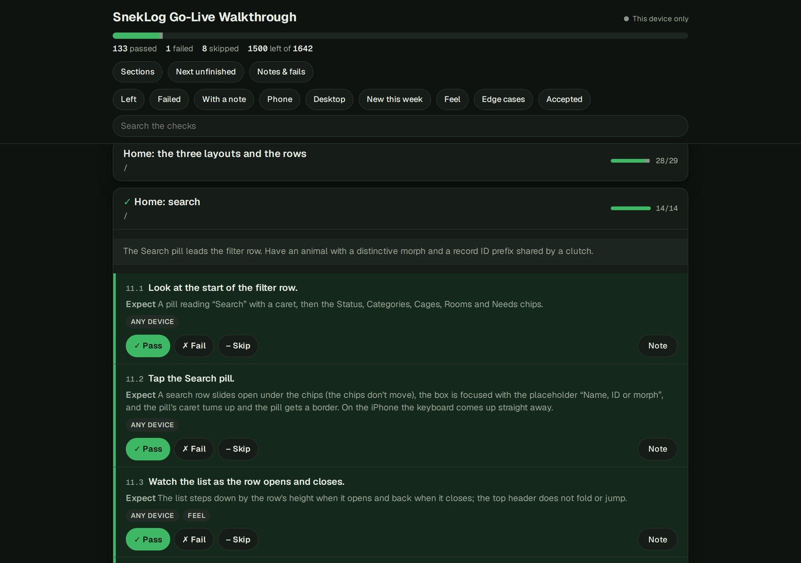 The go-live checklist